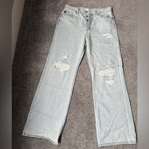 High Rise Wide Leg Jeans